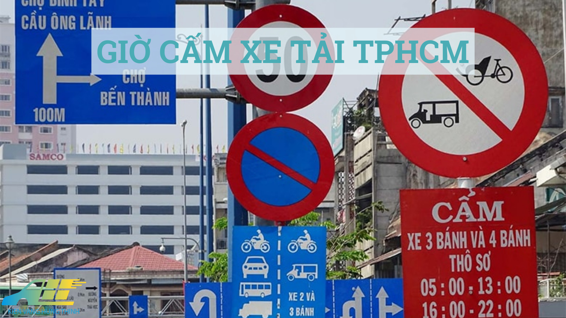 Giờ cấm xe tải TPHCM